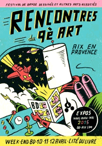 affiche de la 12ème édition du festival BD en Pays d'Aix signée Sergio Mora